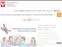 Tablet Screenshot of men.gov.pl